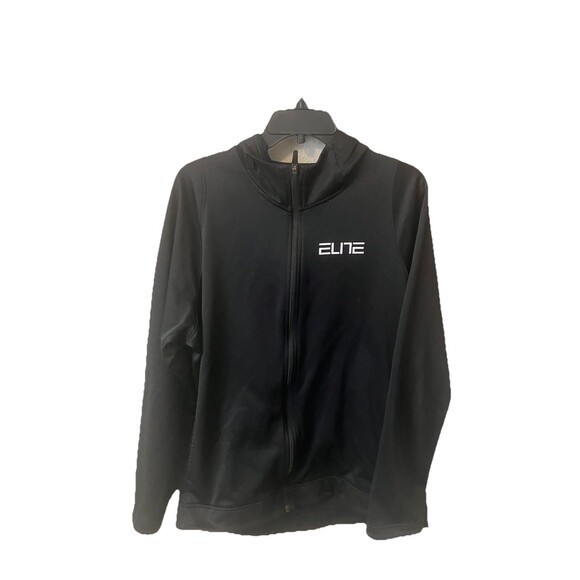 Nike Elite Hoodie Full Zip Jacket Mens Size Large Black Dri-Fit - Picture 1 of 7